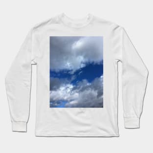 Fluffy Clouds On a Sunny Day Long Sleeve T-Shirt